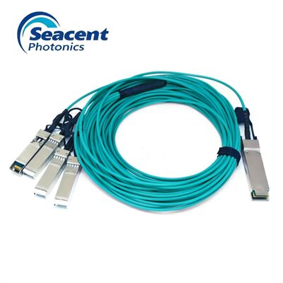 40G QSFP+ έως 4x10G SFP+ AOC Πολυδιάστατα ενεργά οπτικά καλώδια