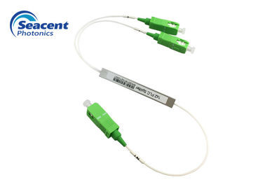 Επίπεδος Lightwave τύπος θραυστών 1x2 κυκλωμάτων PLC με APC Sc τους συνδετήρες