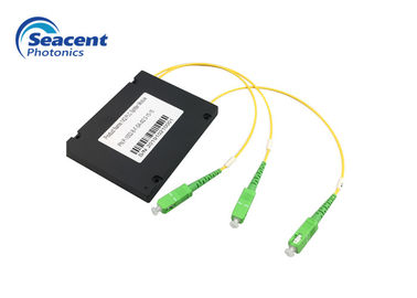 Ενιαίος οπτικός θραύστης 2.00mm PLC θραυστών 1x2 PLC κασετών τρόπου