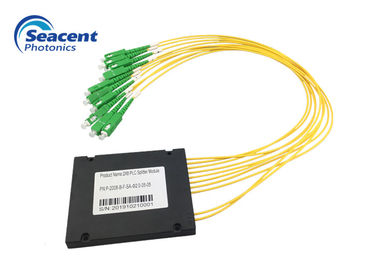 APC Sc θραυστών PLC κασετών FTTH FTTB FTTX PON 2X8 τύπος συνδετήρων