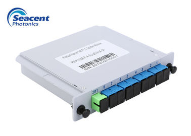 βούλωμα θραυστών 1x8 PLC κασετών 0.9mm 0.5m APC Sc στο συνδετήρα