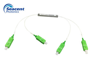 SC APC 1x8 PLC Splitter Single Mode Fiber Optic PLC Splitter για FTTH