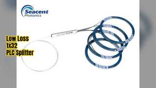 1x32 PLC Splitter Δίκτυο οπτικών ινών χαμηλών απωλειών