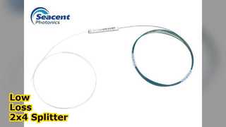 2x4 PLC Splitter Low Loss G657A1 1m Προσαρμοσμένο